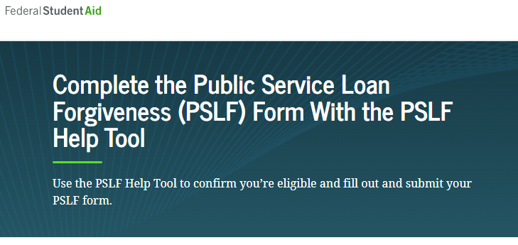 Complete the public service loan forgiveness form with PSLF help tool.